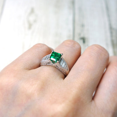 Emerald ring (ring) ｜ TAK0100