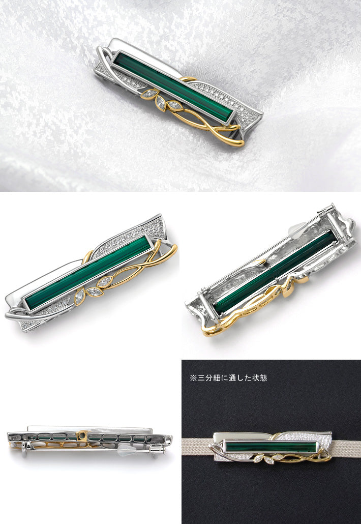 Tourmaline obidome (also suitable as a brooch) | TAK0108