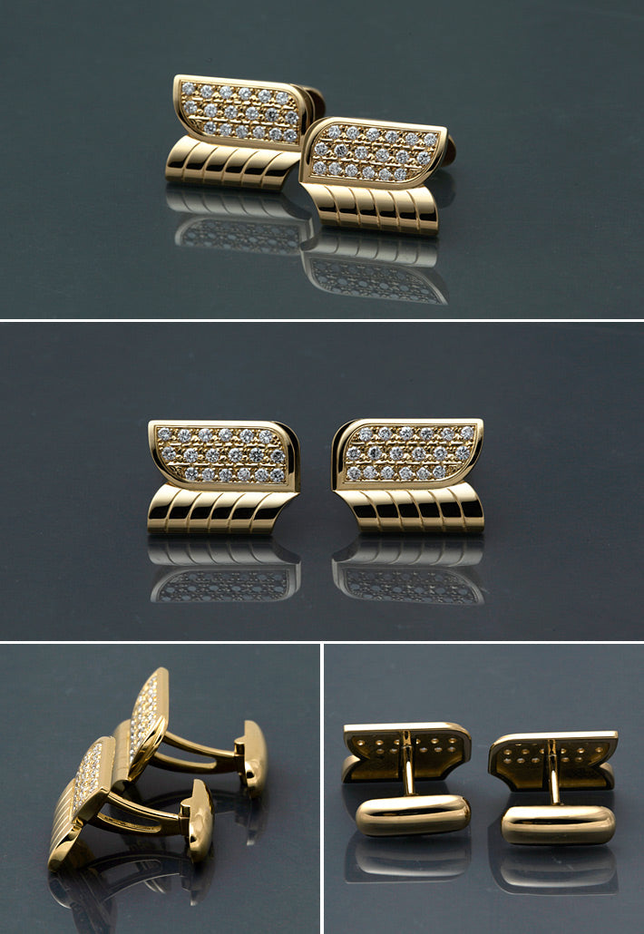 Diamond cufflinks ｜ TAK0116