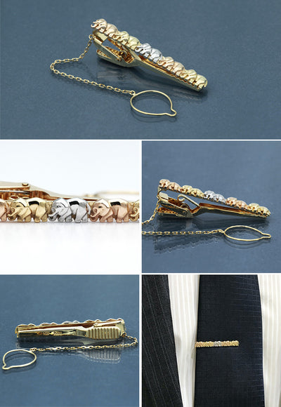 Platinum & Gold Tie Pin | TAK0176