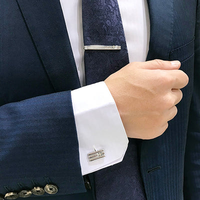 Diamond cufflinks & tie pins ｜ TAK0180