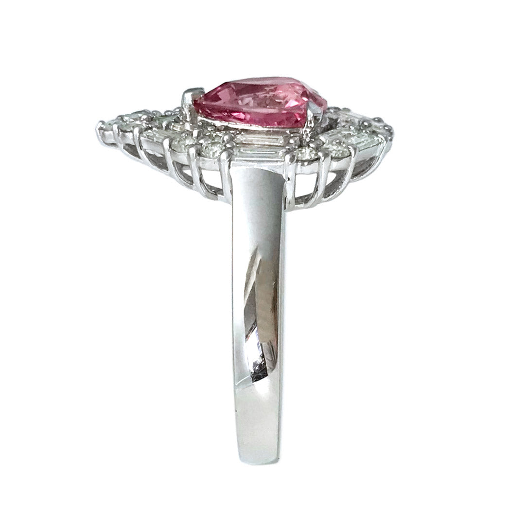 Padparadscha sapphire ring | TAK0189