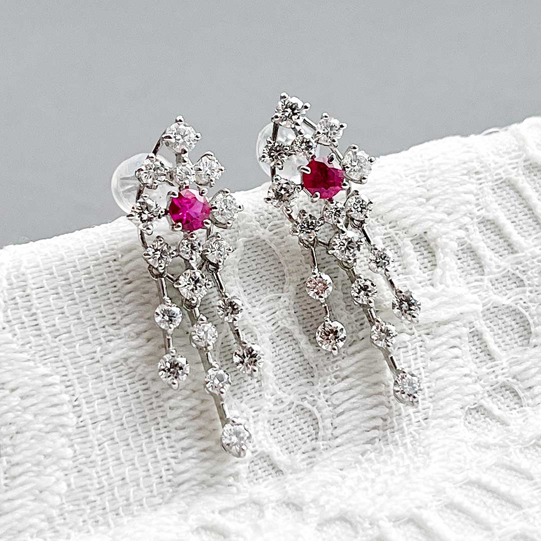 <tc>Ruby Earrings ｜ TAK0198</tc>