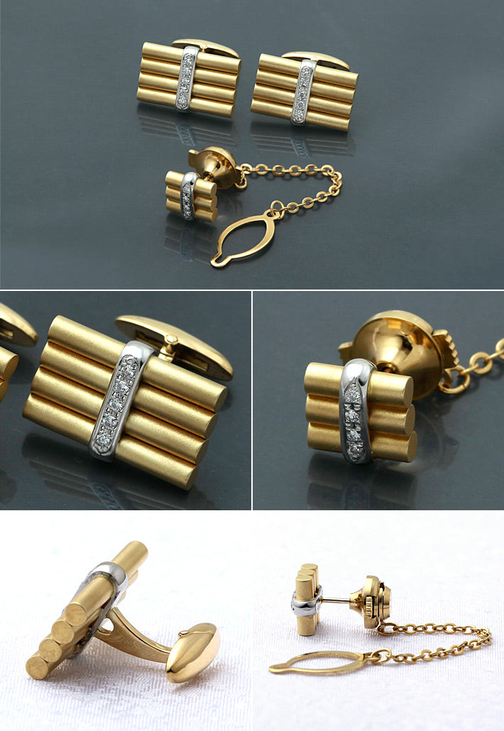 Diamond Titac & Cufflinks ｜ TK01637